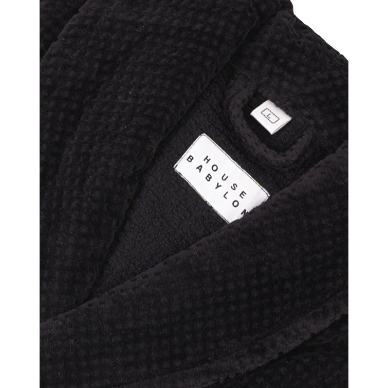 House Babylon Bathrobe Black S/m Wayfair.co.uk